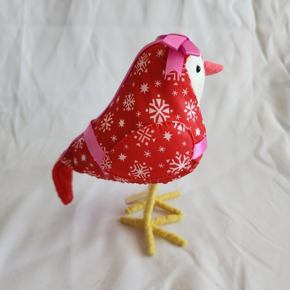 New Target Wondershop Holiday 2022 Christmas Fabric Bird Featherly‎ Friends Bow - Picture 4 of 5